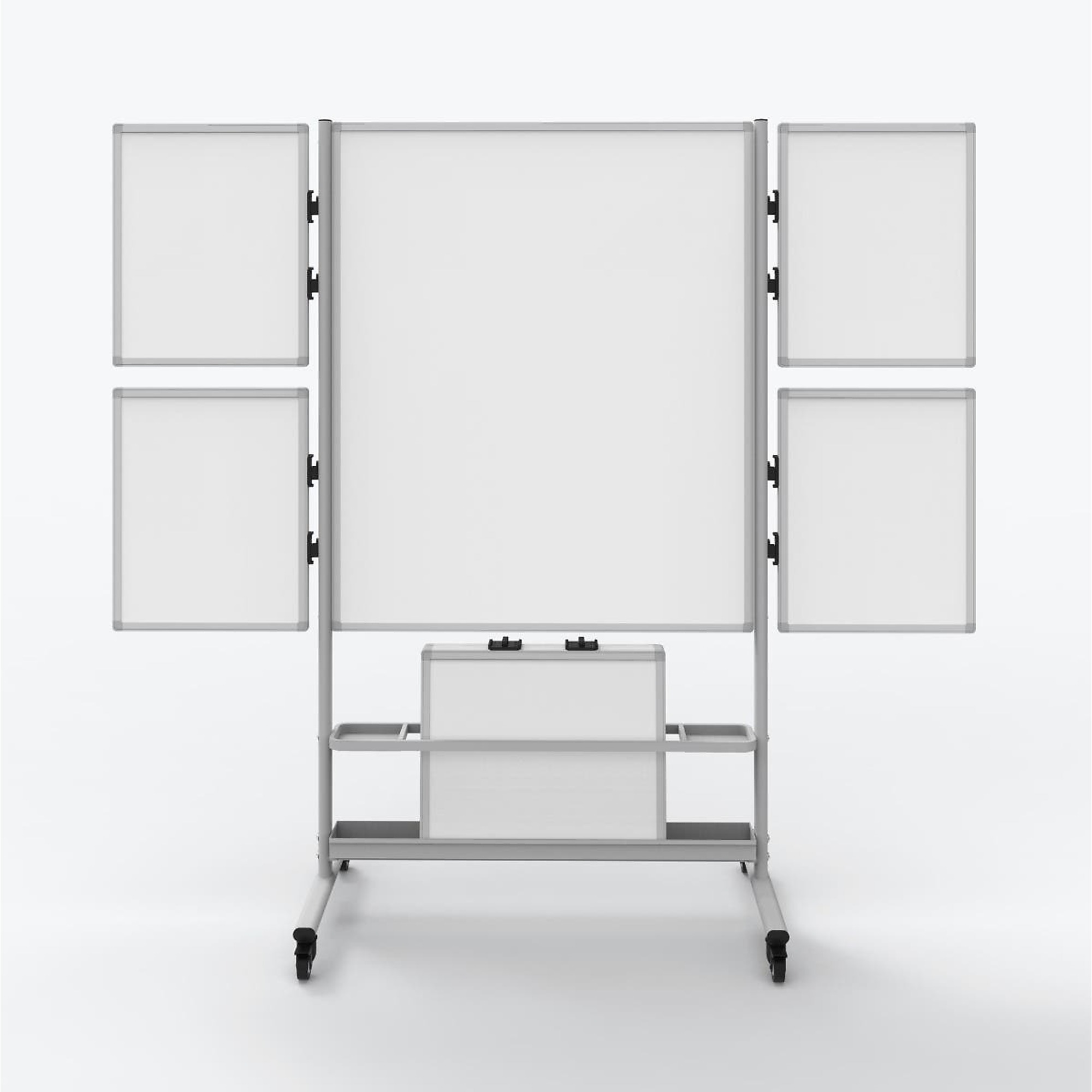 Luxor Collaboration Station — Mobile Whiteboard, Double-Sided, Magnetic, Model# COLLAB-STATION